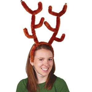 Deluxe Reindeer Antlers with Bells