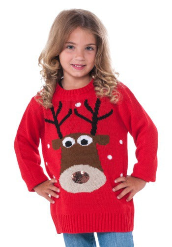Child Christmas Sweater Reindeer