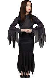 Morticia Children Costume