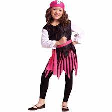 Caribbean Pirate Children Costume - Size 10-14