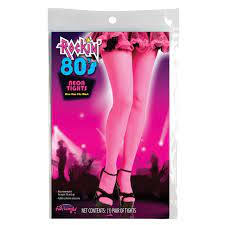 80's Neon Pink Tights
