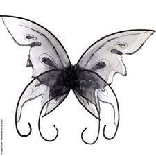 Butterfly Wings Black