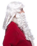 Premium Sepia Santa Claus Wig and Beard