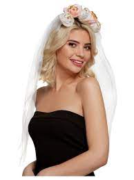 Floral Headband with veil
