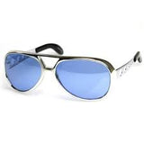 50's "Elvis" Silver Framed Glasses - 2 Colours