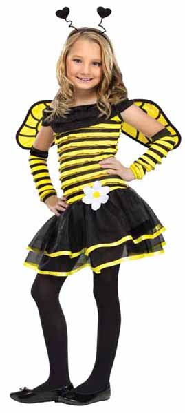 Busy Bee Child Costume - Size 3T-4T, Large