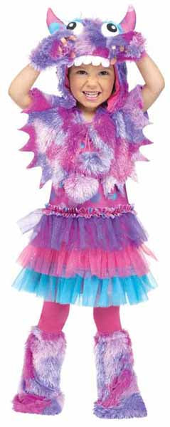 Polka Dot Monster Toddler Costume