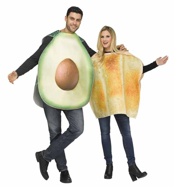Avocado & Toast Couples Costume
