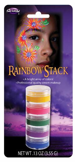 Rainbow Makeup Stack