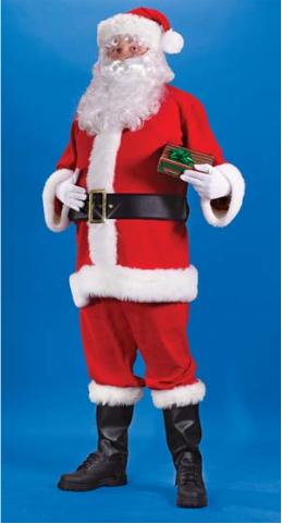 Rich Velvet Santa Suit - Size XL - 50-54