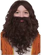 Biblical Wig & Beard Set - Child