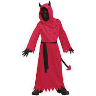 Fade In and Out Devil Children Costume - Size Med