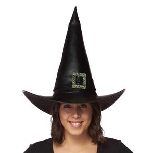 Leatherlike Supreme Witch Hat - 16" High