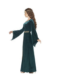 Medieval Maid Costume - Green - Plus Size