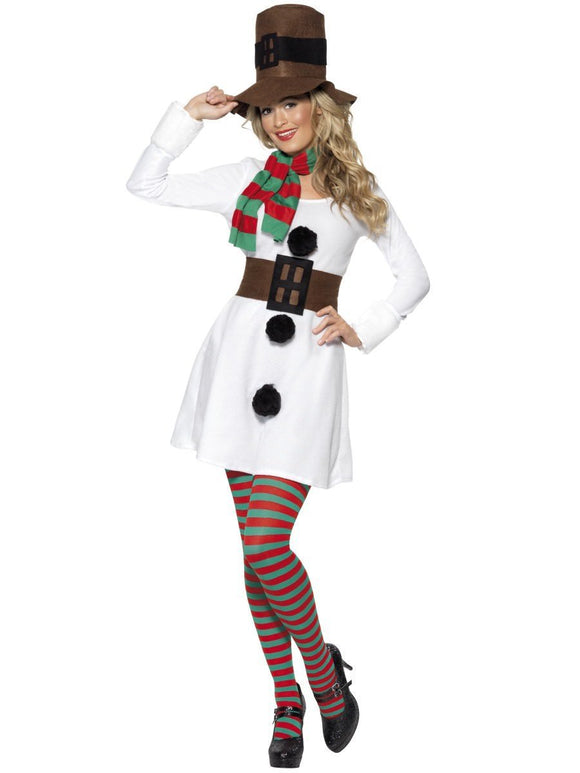Miss Snowman Costume - Size Small