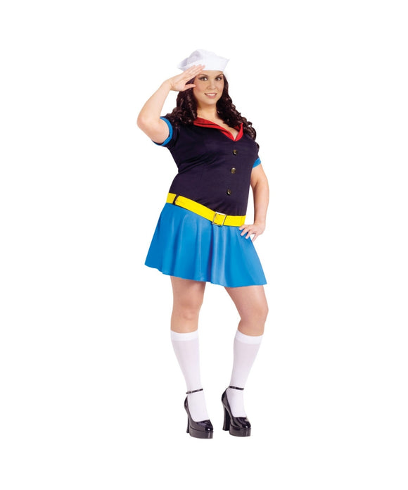 Mrs Popeye Adult Costume - Plus