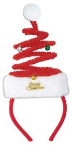 Springy Santa Bopper Headband