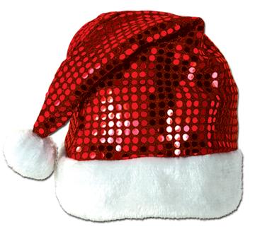 Sequin Santa Hat