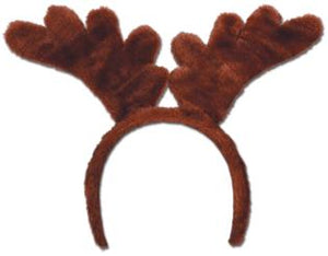 Plush Reindeer Headband