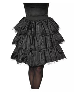 Black Ruffle Skirt